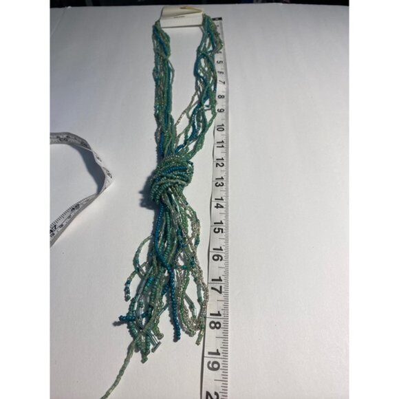 Multi Strand Beaded Necklace Women’s Multicolor - Picture 3 of 8